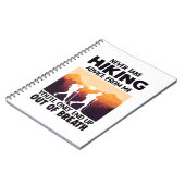 キャンパーギフト |ハイキングアドバイスを取らない ノートブック (左側)