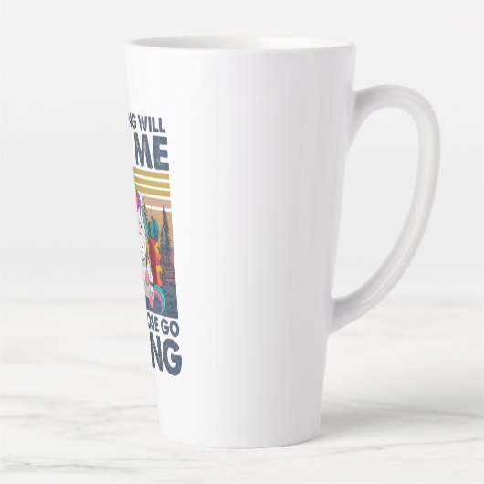 キャンパーギフト |移動ハイキング誕生日を選択 カフェラテマグ (右)