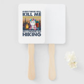 キャンパーギフト |移動ハイキング誕生日を選択 ハンドファン (正面&裏面)