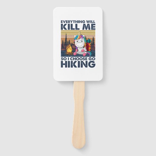 キャンパーギフト |移動ハイキング誕生日を選択 ハンドファン (正面)