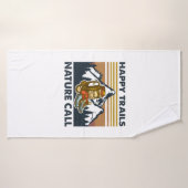 キャンパーギフト | Happy Trails自然コール誕生日 バスタオル (バスタオル)