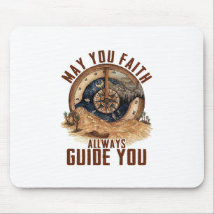 キャンパーギフト May You Faith Allways Guild Youクリスマス マウスパッド