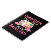 キャンパークイーンクラッシー頭が切れる女子おもしろい女子 ノートブック (左側)