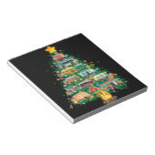 キャンパークリスマスツリー車キャンピングロービング ノートパッド (アングル)