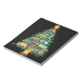 キャンパークリスマスツリー車キャンピングロービング ノートパッド (回転)