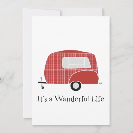 キャンパークリスマス サンキューカード (正面)