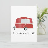 キャンパークリスマス サンキューカード (スタンド正面)