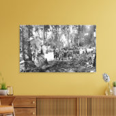 キャンパーズポーズ キャンバスプリント (インサイチュ (リビング))