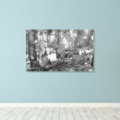 キャンパーズポーズ キャンバスプリント (インサイチュ (ウッドフロア))