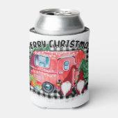 キャンパーズメリークリスマスキャンプクリスマス格言キリスト 缶クーラー (缶正面)
