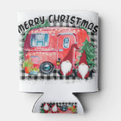 キャンパーズメリークリスマスキャンプクリスマス格言キリスト 缶クーラー (裏面)