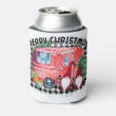 キャンパーズメリークリスマスキャンプクリスマス格言キリスト 缶クーラー (缶裏面)