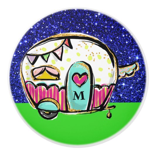 キャンパーセラミックノブ セラミックノブ (正面)