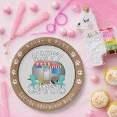 キャンパーソナライズされたピングプレート ペーパープレート (パーティー)