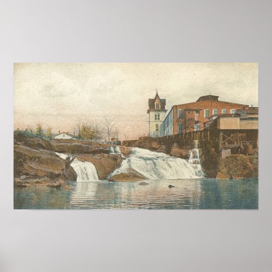 キャンパーダウンマットキャンバス印刷 ポスター (正面)