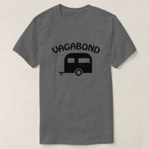 キャンパートレーラーヴァガボンおもしろいTシャツ Tシャツ