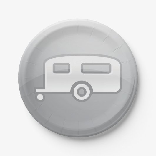 キャンパートレーラー ペーパープレート (正面)