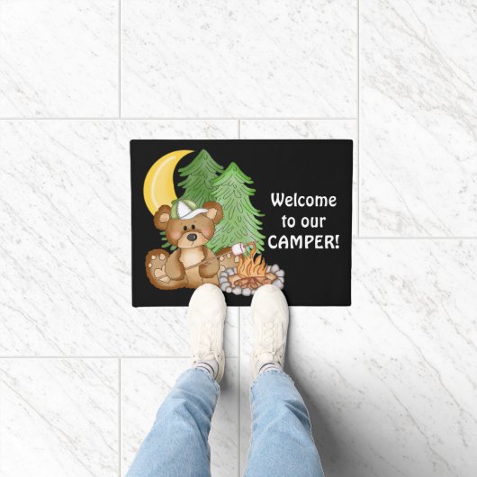 キャンパードアマットへようこそ ドアマット (室内)