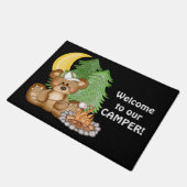 キャンパードアマットへようこそ ドアマット (アングル)