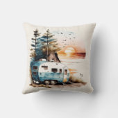 キャンパーバケーションサンセットビーチ クッション (裏面)
