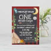 キャンパーバッファロープレイド1stバースデーキャンプ 招待状 (スタンド正面)