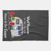 キャンパーパーソナライズされたキッチンタオル キッチンタオル (横)