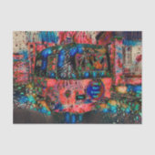 キャンパーレトロヒッピーあなたの溝とヴィーブを見つける 薄葉紙 (正面)