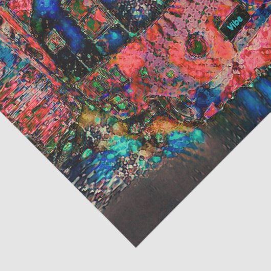 キャンパーレトロヒッピーあなたの溝とヴィーブを見つける 薄葉紙 (詳細)