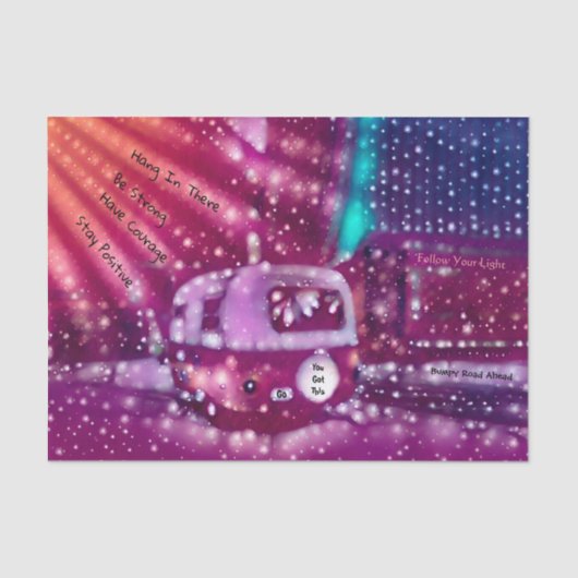 キャンパーレトロヒッピ得ーこ感動的れ 薄葉紙 (正面)