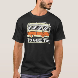 キャンパーレトロビッグガールトイ Tシャツ