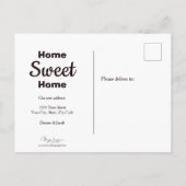 キャンパーレトロ退職したスノーバードヴィンテージ移動 ポストカード (裏面)