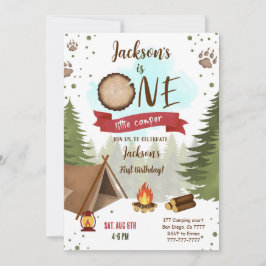 キャンパー誕生日招待状 招待状