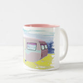 キャンパー ツートーンマグカップ (正面右)