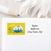 「キャンパー、トレーラーまたはR.V.」 返信用宛名ラベル ラベル (インサイチュ)