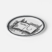 キャンパー/ハイカーパーソナライズされたキャンピングピクニック ペーパープレート (アングル)