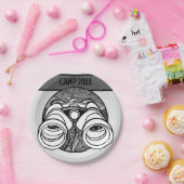 キャンパー/ハイカーパーソナライズされたキャンピングピクニック ペーパープレート (パーティー)