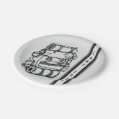 キャンパー/ハイカーパーソナライズされたキャンピングピクニック ペーパープレート (アングル)