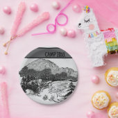 キャンパー/ハイカーパーソナライズされたキャンピングピクニック ペーパープレート (パーティー)