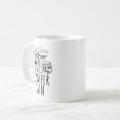 キャンパー·バンの中にいた方がいい コーヒーマグカップ (正面左)