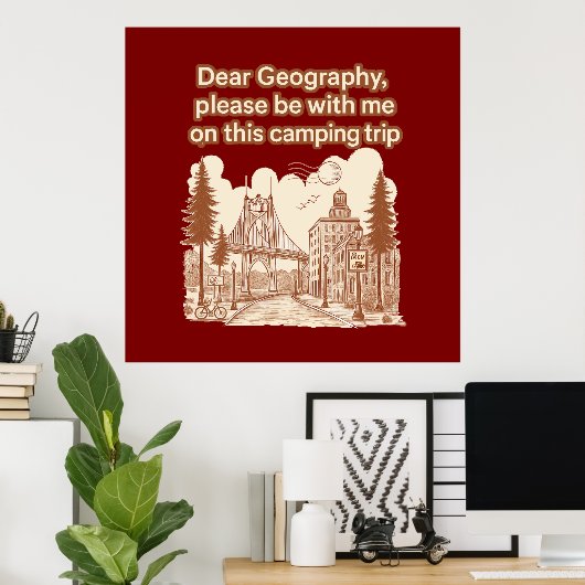 キャンパー ポスター (ホームオフィス)