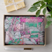 キャンパー·ライフはピンク·グリーン·ヒッピーの旅 薄葉紙 (ギフト)