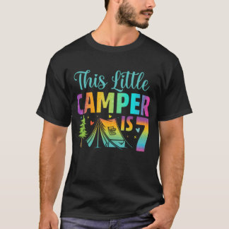 キャンパー 誕生日 7歳 キャンピング 7歳の誕生日 思い出 Tシャツ