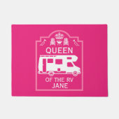 キャンパーRVの女王 ドアマット (正面)
