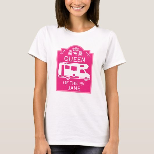 キャンパーRVの女王 Tシャツ (正面)