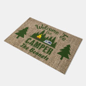 キャンパ素朴ー ドアマット (アングル)