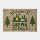 キャンパ素朴ー ドアマット (正面)