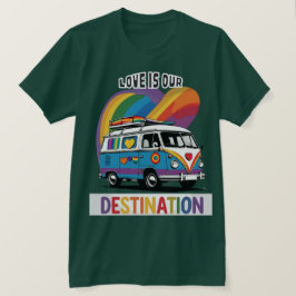 キャンパ誇りを持ったー – Rainbow RVプライドTシャツ Tシャツ