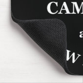 キャンピおもしろいングとワインことわざ マウスパッド (コーナー)