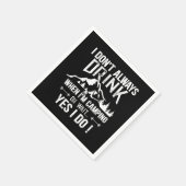 キャンピおもしろいングと飲みことわざ スタンダードカクテルナプキン (角)