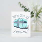 キャンピおもしろいングウィースリープRVのまわりに ポストカード (スタンド正面)